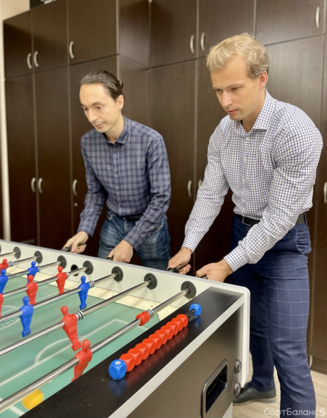 Провели турнир по кикеру