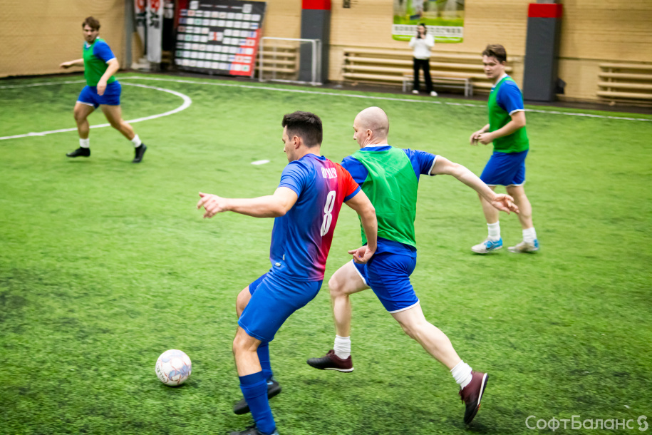 Футбольный матч СофтБаланс - Нетрика - ИАЦ